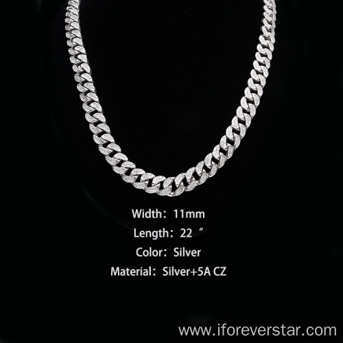 European High Quality Men's Cuban Link Chain Necklace